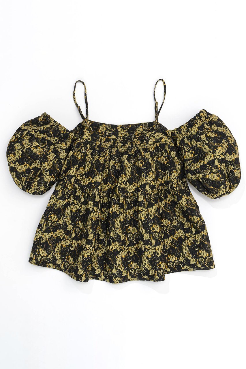 【メゾンスペシャル/MAISON SPECIAL】のJacquard 2way Puff Sleeves Tunic/ジャガード2WAYパフスリーブチュニック 人気、トレンドファッション・服の通販 founy(ファニー) 　ファッション　Fashion　レディースファッション　Fashion for Women　ワンピース　Dresses　チュニック　Tunic Tops & Dresses　ショーツ　Shorts, Short Pants　シルバー　Silver, Metallic Silver　シンプル　Simple, Minimal　スリーブ　Sleeve, Long Sleeve / Short Sleeve　チュニック　Tunic, Long Top　デニム　Denim, Jeans Material　ロング　Long, Long-Length　エレガント 上品　Elegant　other-3|ID: prp329100004607424 ipo3291000000032893727