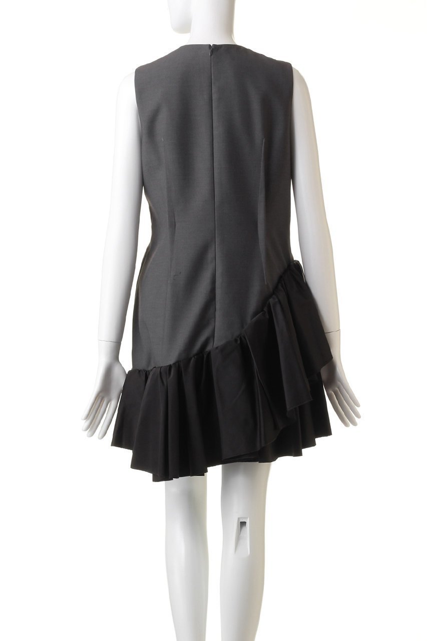 【プランク プロジェクト/PRANK PROJECT】のアシンメトリーラッフルドレス / Asymmetry Ruffle Dress 人気、トレンドファッション・服の通販 founy(ファニー) 　ファッション　Fashion　レディースファッション　Fashion for Women　ワンピース　Dresses　フォーマル・パーティードレス・結婚式用ドレス　Elegant & Casual Dresses　チュニック　Tunic Tops & Dresses　おすすめ　Recommended / Our Picks　アシンメトリー　Asymmetrical Style　サテン　Satin, Glossy Fabric　チュニック　Tunic, Long Top　ラッフル　Ruffle, Frill　ロング　Long, Long-Length　other-4|ID: prp329100004607440 ipo3291000000032894137