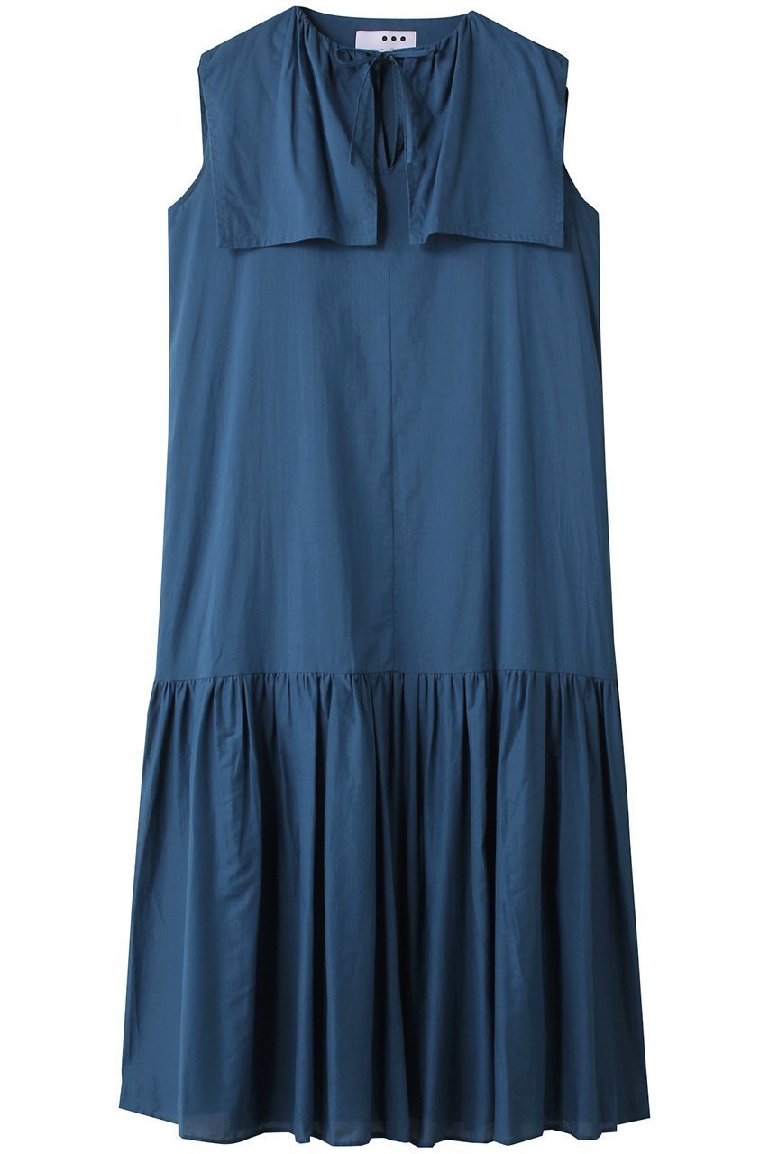 【スリー ドッツ/three dots】のコットンローン ビックカラードレス インテリア・キッズ・メンズ・レディースファッション・服の通販 founy(ファニー) 　ファッション　Fashion　レディースファッション　Fashion for Women　ワンピース　Dresses　フォーマル・パーティードレス・結婚式用ドレス　Elegant & Casual Dresses　チュニック　Tunic Tops & Dresses　チュニック　Tunic, Long Top　ティアード　Tiered, Tiered Style　ドレス　Dress, One-Piece　ビッグ　Big, Oversized　ロング　Long, Long-Length　今夏　This Summer　夏　Summer　スモーキーロイヤル|ID: prp329100004607441 ipo3291000000032894204