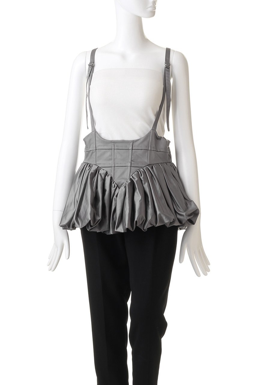 【プランク プロジェクト/PRANK PROJECT】のバルーンペプラムチュニック / Balloon Peplum Tunic 人気、トレンドファッション・服の通販 founy(ファニー) 　ファッション　Fashion　レディースファッション　Fashion for Women　ワンピース　Dresses　チュニック　Tunic Tops & Dresses　サテン　Satin, Glossy Fabric　タンブラー　Tumbler, Travel Mug　チュニック　Tunic, Long Top　バルーン　Balloon, Balloon Silhouette　フェイクレザー　Faux Leather, PU Leather　フロント　Front, Front Design　エレガント 上品　Elegant　other-2|ID: prp329100004607443 ipo3291000000032894262