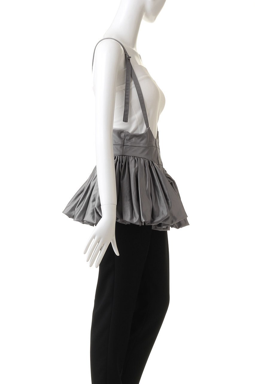 【プランク プロジェクト/PRANK PROJECT】のバルーンペプラムチュニック / Balloon Peplum Tunic 人気、トレンドファッション・服の通販 founy(ファニー) 　ファッション　Fashion　レディースファッション　Fashion for Women　ワンピース　Dresses　チュニック　Tunic Tops & Dresses　サテン　Satin, Glossy Fabric　タンブラー　Tumbler, Travel Mug　チュニック　Tunic, Long Top　バルーン　Balloon, Balloon Silhouette　フェイクレザー　Faux Leather, PU Leather　フロント　Front, Front Design　エレガント 上品　Elegant　other-3|ID: prp329100004607443 ipo3291000000032894266