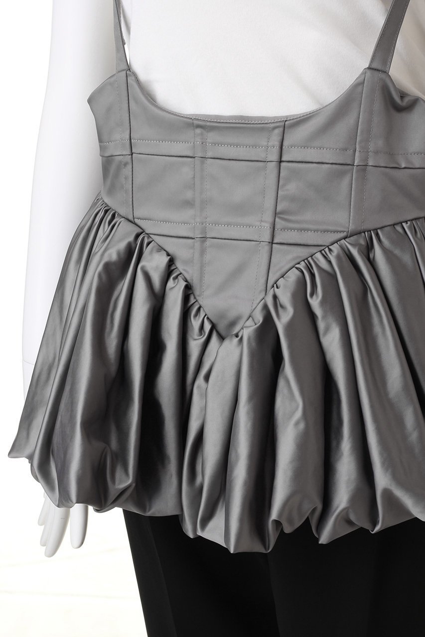 【プランク プロジェクト/PRANK PROJECT】のバルーンペプラムチュニック / Balloon Peplum Tunic 人気、トレンドファッション・服の通販 founy(ファニー) 　ファッション　Fashion　レディースファッション　Fashion for Women　ワンピース　Dresses　チュニック　Tunic Tops & Dresses　サテン　Satin, Glossy Fabric　タンブラー　Tumbler, Travel Mug　チュニック　Tunic, Long Top　バルーン　Balloon, Balloon Silhouette　フェイクレザー　Faux Leather, PU Leather　フロント　Front, Front Design　エレガント 上品　Elegant　other-5|ID: prp329100004607443 ipo3291000000032894273
