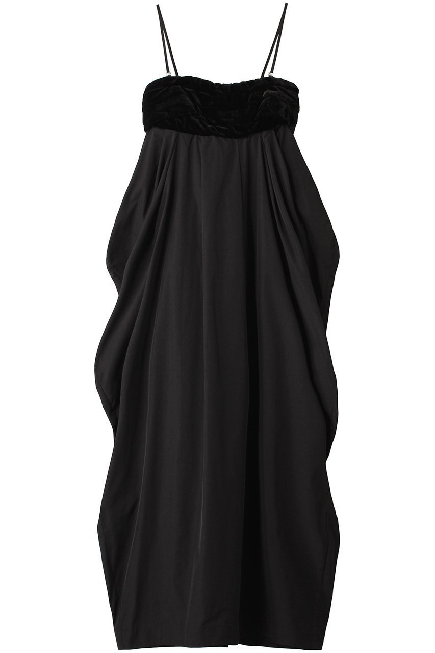 【プランク プロジェクト/PRANK PROJECT】のビッグボウマキシドレス / Big Bow Maxi Dress インテリア・キッズ・メンズ・レディースファッション・服の通販 founy(ファニー)  ファッション Fashion レディースファッション Fashion for Women ワンピース Dresses フォーマル・パーティードレス・結婚式用ドレス Elegant & Casual Dresses チュニック Tunic Tops & Dresses マキシ丈ワンピース・ロングドレス Maxi Dresses / Long One-Pieces タフタ Taffeta, Structured Fabric チュニック Tunic, Long Top ドレス Dress, One-Piece ベルベット Velvet, Velvety リボン Ribbon, Bow ロマンティック Romantic, Feminine Style ロング Long, Long-Length BLK(ブラック)|ID: prp329100004607444 ipo3291000000034421879