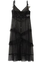 【メゾンスペシャル/MAISON SPECIAL】のDocking Lace Tulle Frill Maxidresses/ドッキングレースチュールフリルワンピース BLK(ブラック)|ID: prp329100004607448 ipo3291000000032894373