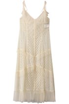 【メゾンスペシャル/MAISON SPECIAL】のDocking Lace Tulle Frill Maxidresses/ドッキングレースチュールフリルワンピース IVR(アイボリー)|ID: prp329100004607448 ipo3291000000032894375