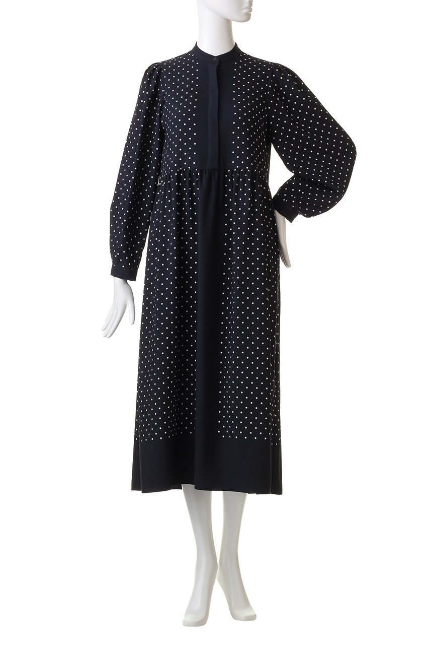 【マルティニーク/martinique】のドットパネルドレス 人気、トレンドファッション・服の通販 founy(ファニー) 　ファッション　Fashion　レディースファッション　Fashion for Women　ワンピース　Dresses　フォーマル・パーティードレス・結婚式用ドレス　Elegant & Casual Dresses　チュニック　Tunic Tops & Dresses　クラシカル　Classical, Vintage-Inspired　クラシック　Classic, Timeless Style　スカーフ　Scarf, Neckwear　チュニック　Tunic, Long Top　ドット　Polka Dot, Dot Pattern　ロング　Long, Long-Length　other-2|ID: prp329100004607454 ipo3291000000032894569