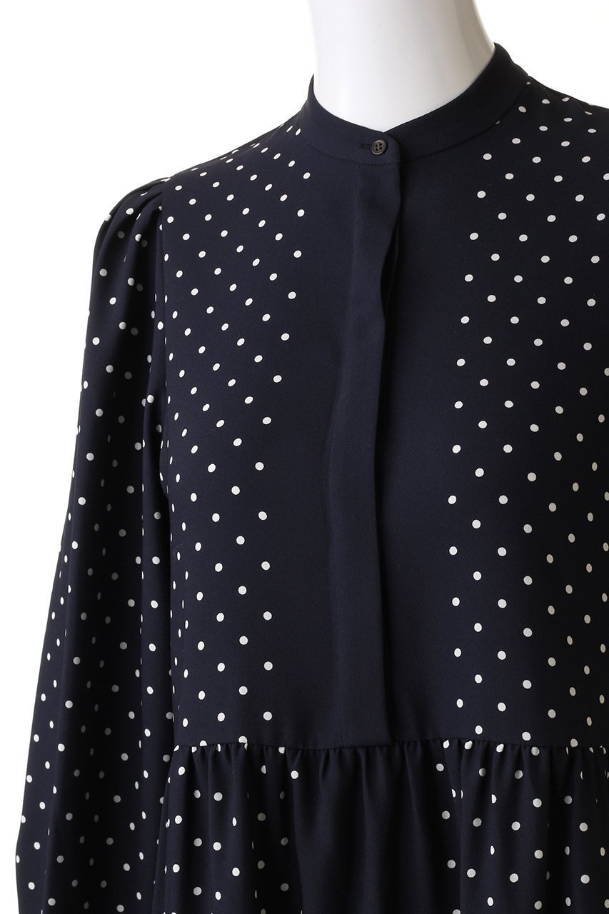 【マルティニーク/martinique】のドットパネルドレス 人気、トレンドファッション・服の通販 founy(ファニー) 　ファッション　Fashion　レディースファッション　Fashion for Women　ワンピース　Dresses　フォーマル・パーティードレス・結婚式用ドレス　Elegant & Casual Dresses　チュニック　Tunic Tops & Dresses　クラシカル　Classical, Vintage-Inspired　クラシック　Classic, Timeless Style　スカーフ　Scarf, Neckwear　チュニック　Tunic, Long Top　ドット　Polka Dot, Dot Pattern　ロング　Long, Long-Length　other-5|ID: prp329100004607454 ipo3291000000032894579