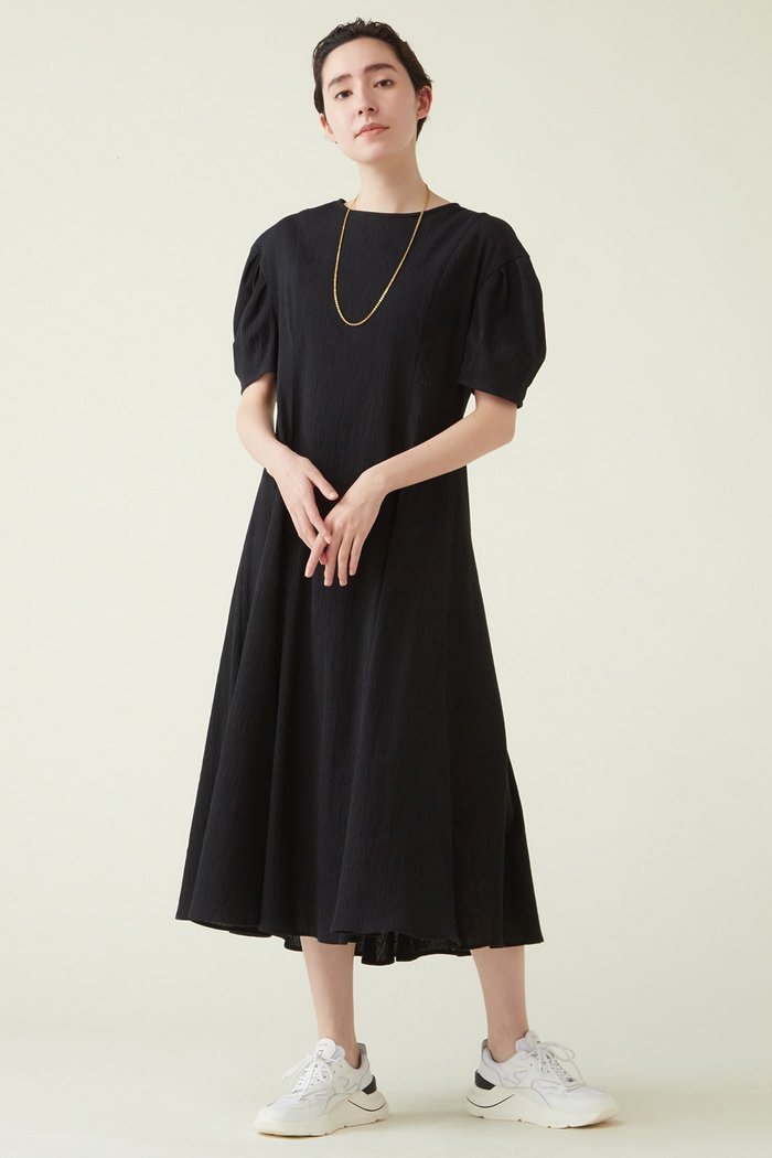 【マルティニーク/martinique】のクレープドレス インテリア・キッズ・メンズ・レディースファッション・服の通販 founy(ファニー) https://founy.com/ ファッション Fashion レディースファッション Fashion for Women ワンピース Dresses フォーマル・パーティードレス・結婚式用ドレス Elegant & Casual Dresses チュニック Tunic Tops & Dresses スリーブ Sleeve, Long Sleeve / Short Sleeve チュニック Tunic, Long Top ドレス Dress, One-Piece ドロップ Drop Shoulder, Dropped Style リラックス Relax, Relaxed Fit ロング Long, Long-Length 夏 Summer |ID: prp329100004607462 ipo3291000000032894711