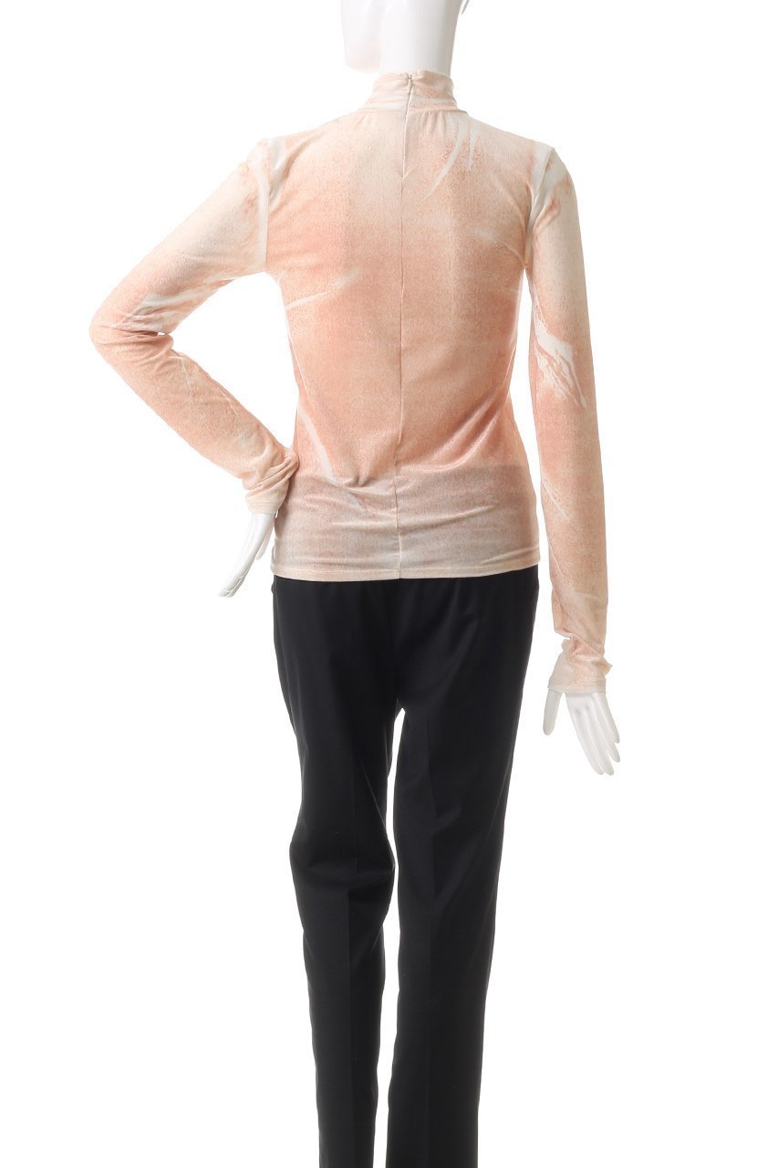【プランク プロジェクト/PRANK PROJECT】のベロアプリントトップス/Velor Printed Top 人気、トレンドファッション・服の通販 founy(ファニー) 　ファッション　Fashion　レディースファッション　Fashion for Women　トップス・カットソー　Cut & Sew Tops　シャツ・ブラウス・オフィスカジュアル　Elegant Blouses & Button-Ups　ロングTシャツ・Tシャツ　Longline T-Shirts & Tees　カットソー・ベーシックTシャツ　Cut-and-Sewn Tops / Stretch Tees & Basics　ベロアトップス　Velour Tops / Velvet-Look Items　インナー　Innerwear　シアー　Sheer, See-Through　ストレッチ　Stretch, Stretchy Fabric　スリーブ　Sleeve, Long Sleeve / Short Sleeve　ブライト　Bright, Shiny　プリント　Print, Printed Pattern　ベロア　Velour, Soft Velvet　ロング　Long, Long-Length　other-4|ID: prp329100004607463 ipo3291000000032894748