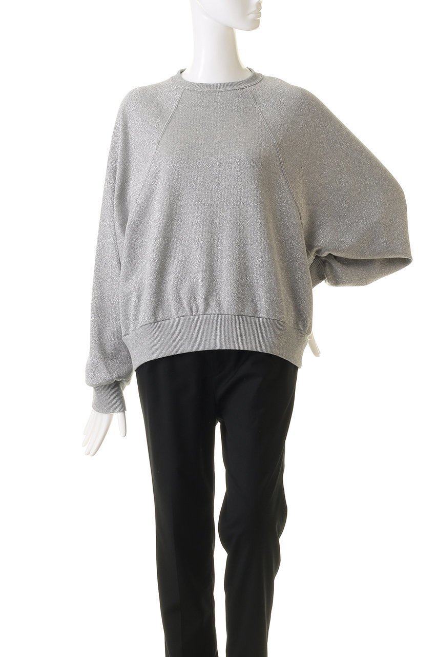 【エリオポール/heliopole】のグリッタースウェットシャツ 人気、トレンドファッション・服の通販 founy(ファニー) 　ファッション　Fashion　レディースファッション　Fashion for Women　トップス・カットソー　Cut & Sew Tops　シャツ・ブラウス・オフィスカジュアル　Elegant Blouses & Button-Ups　レディースパーカー・カジュアルフーディー　Casual Hoodies & Sweatshirts　ロングTシャツ・Tシャツ　Longline T-Shirts & Tees　スウェット・クルーネックトップス　Sweatshirts & Crewnecks / Relaxed Fit Sweat Tops　カットソー・ベーシックTシャツ　Cut-and-Sewn Tops / Stretch Tees & Basics　グリッター　Glitter, Sparkle　コンパクト　Compact, Small Size　スリーブ　Sleeve, Long Sleeve / Short Sleeve　ミックス　Mix, Mixed Style　定番　Standard, Basic Item　A/W・秋冬　Autumn/Winter　other-2|ID: prp329100004607476 ipo3291000000032895020