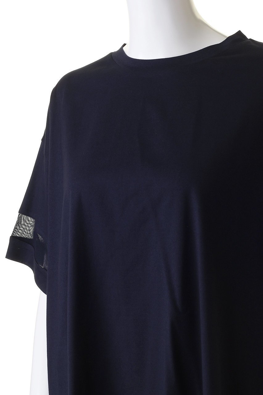 【ミズイロ インド/mizuiro ind】のmesh slv tunic OP ワンピース 人気、トレンドファッション・服の通販 founy(ファニー) 　ファッション　Fashion　レディースファッション　Fashion for Women　ワンピース　Dresses　チュニック　Tunic Tops & Dresses　カットソー　Cut and Sewn Top　ショルダー　Shoulder, Shoulder Strap　チュニック　Tunic, Long Top　ドロップ　Drop Shoulder, Dropped Style　メッシュ　Mesh, Net Fabric　ワイド　Wide, Wide Fit　切替　Switching, Contrast Panel　other-5|ID: prp329100004607478 ipo3291000000032895053