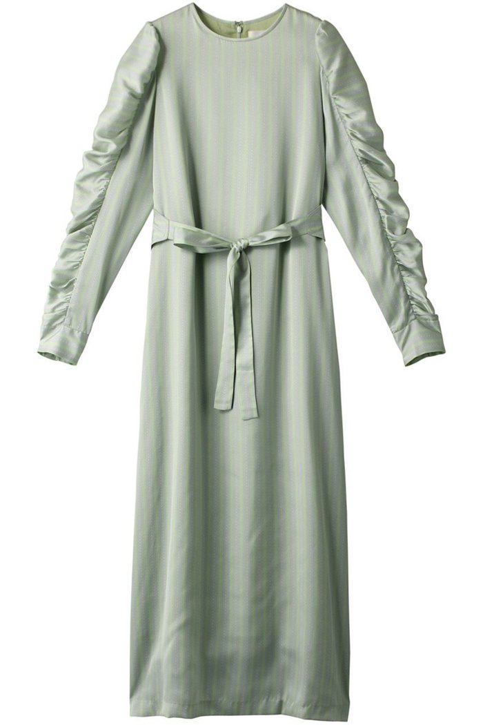 【マルティニーク/martinique】の【l heritage martinique】ストライプレースプリントドレス インテリア・キッズ・メンズ・レディースファッション・服の通販 founy(ファニー) https://founy.com/ ファッション Fashion レディースファッション Fashion for Women ワンピース Dresses フォーマル・パーティードレス・結婚式用ドレス Elegant & Casual Dresses チュニック Tunic Tops & Dresses ギャザー Gathered, Ruffled スタイリッシュ Stylish, Fashionable ストライプ Stripe, Striped Pattern スリーブ Sleeve, Long Sleeve / Short Sleeve チュニック Tunic, Long Top ドレス Dress, One-Piece リボン Ribbon, Bow ロング Long, Long-Length エレガント 上品 Elegant 再入荷 Restock / Back in Stock |ID: prp329100004607483 ipo3291000000035041183