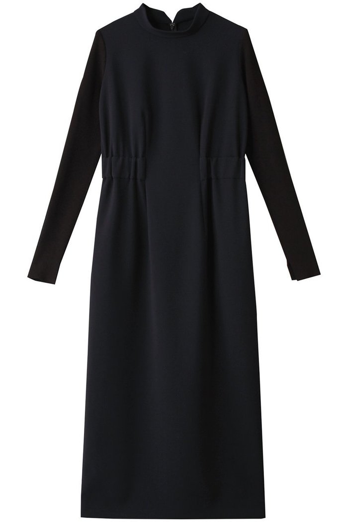 【ランバン オン ブルー/LANVIN en Bleu】のTRダブルクロスニットスリーブワンピース インテリア・キッズ・メンズ・レディースファッション・服の通販 founy(ファニー) https://founy.com/ ファッション Fashion レディースファッション Fashion for Women ワンピース Dresses チュニック Tunic Tops & Dresses クラシカル Classical, Vintage-Inspired スリーブ Sleeve, Long Sleeve / Short Sleeve ダブル Double, Double-Breasted チュニック Tunic, Long Top フィット Fit, Slim Fit ロング Long, Long-Length |ID: prp329100004607489 ipo3291000000032895281