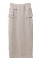【マルティニーク/martinique】の【l heritage martinique】ヘビーリネンオックスカーゴスカート(セットアップ可) ベージュ|ID: prp329100004607505 ipo3291000000032895537