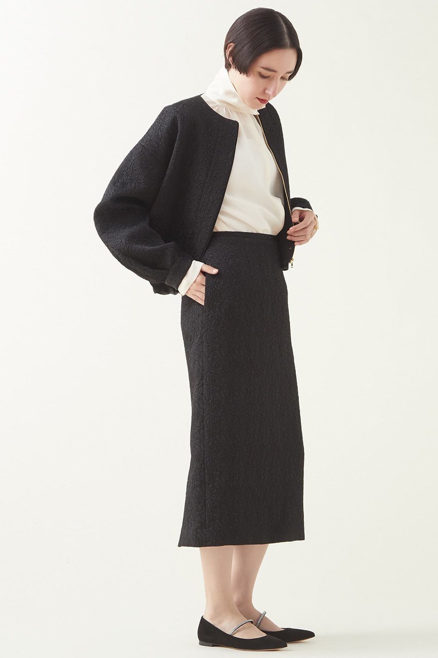 【マルティニーク/martinique】のジャガードタイトスカート 人気、トレンドファッション・服の通販 founy(ファニー) 　ファッション　Fashion　レディースファッション　Fashion for Women　スカート　Skirts　ロングスカート　Long Skirts / Maxi & Midi Skirts　ジャカード／ジャガード　Jacquard, Woven Pattern　セットアップ　Set-Up, Coordinated Outfit　バランス　Balance, Style Balance　フィット　Fit, Slim Fit　ロング　Long, Long-Length　other-5|ID: prp329100004607513 ipo3291000000032895698