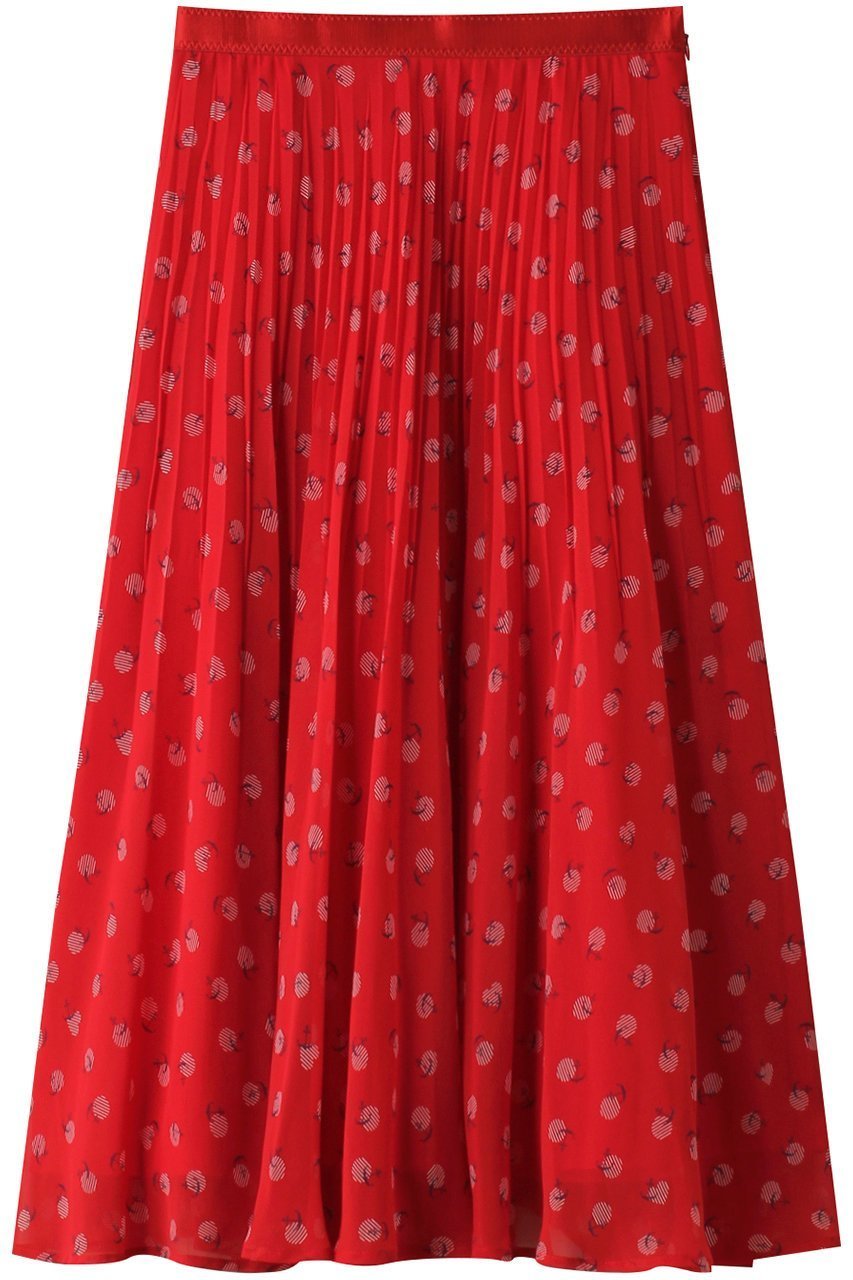 【アナイ/ANAYI】のマリンドットPTプリーツスカート インテリア・キッズ・メンズ・レディースファッション・服の通販 founy(ファニー) 　ファッション　Fashion　レディースファッション　Fashion for Women　スカート　Skirts　プリーツスカート / 上品フェミニンスタイル　Pleated Skirts　ロングスカート　Long Skirts / Maxi & Midi Skirts　おすすめ　Recommended / Our Picks　シアー　Sheer, See-Through　セットアップ　Set-Up, Coordinated Outfit　ドット　Polka Dot, Dot Pattern　パーティ　Party, Party Style　フラット　Flat, Flat Shoes　フレア　Flare, Flared　プリーツ　Pleats, Pleated　ボーダー　Border, Stripe　モチーフ　Motif, Design Theme　ロング　Long, Long-Length　夏　Summer　レッド|ID: prp329100004607520 ipo3291000000032895801