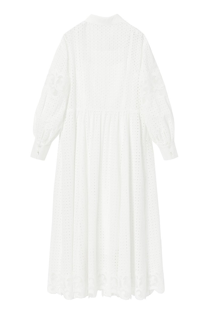 【アナイ/ANAYI】のエンブロイダリーシャツ ワンピース 人気、トレンドファッション・服の通販 founy(ファニー) 　ファッション　Fashion　レディースファッション　Fashion for Women　ワンピース　Dresses　シャツワンピース / 1枚で着映えコーデ　Shirt Dresses　チュニック　Tunic Tops & Dresses　ケミカル　Chemical, Chemical Wash　スクエア　Square, Square Shape　ダウン　Down, Puffer　チュニック　Tunic, Long Top　フラワー　Flower, Floral　レース　Lace, Lace Fabric　ロング　Long, Long-Length　other-2|ID: prp329100004607521 ipo3291000000032895807