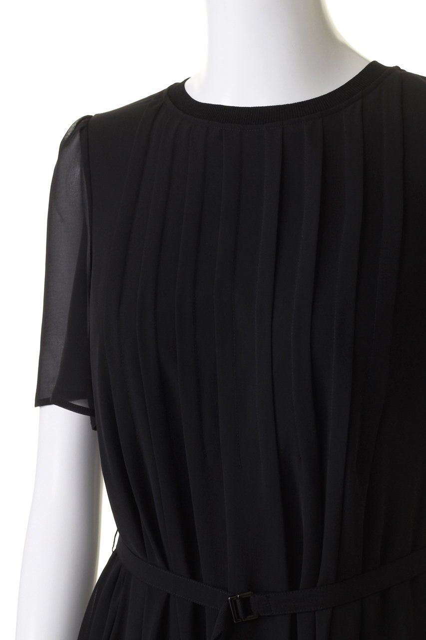 【アナイ/ANAYI】のシフォンコンビタックワンピース 人気、トレンドファッション・服の通販 founy(ファニー) 　ファッション　Fashion　レディースファッション　Fashion for Women　ワンピース　Dresses　チュニック　Tunic Tops & Dresses　アウター　Coat / Outerwear Collection　カットソー　Cut and Sewn Top　シフォン　Chiffon, Lightweight Fabric　チュニック　Tunic, Long Top　フレア　Flare, Flared　ロング　Long, Long-Length　other-5|ID: prp329100004607522 ipo3291000000032895846