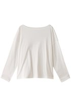 【スリー ドッツ/three dots】のシルキーコットンニットボートネック 人気、トレンドファッション・服の通販 founy(ファニー) ファッション Fashion レディースファッション Fashion for Women トップス・カットソー Cut & Sew Tops ニット Knit Tops & Sweaters シャツ・ブラウス・オフィスカジュアル Elegant Blouses & Button-Ups ロングTシャツ・Tシャツ Longline T-Shirts & Tees カットソー・ベーシックTシャツ Cut-and-Sewn Tops / Stretch Tees & Basics シンプル Simple, Minimal ストレッチ Stretch, Stretchy Fabric スリーブ Sleeve, Long Sleeve / Short Sleeve リュクス Luxury, Elegant, High-End, Chic ロング Long, Long-Length thumbnail ホワイト|ID: prp329100004607526 ipo3291000000036140329