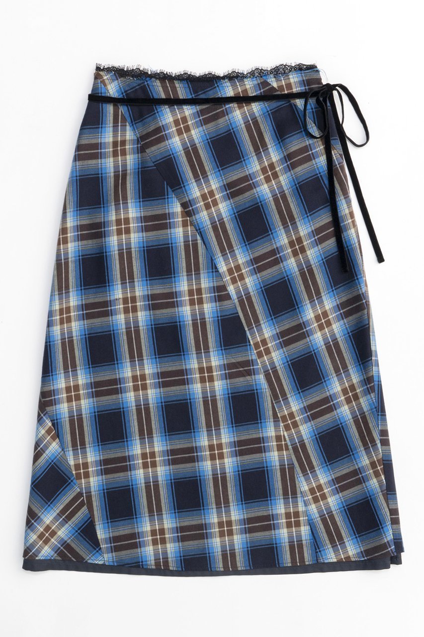 【メゾンスペシャル/MAISON SPECIAL】のCheckered Bias Seam Midi Skirt/チェックバイアスシームミモレスカート インテリア・キッズ・メンズ・レディースファッション・服の通販 founy(ファニー) 　ファッション　Fashion　レディースファッション　Fashion for Women　スカート　Skirts　ロングスカート　Long Skirts / Maxi & Midi Skirts　キュプラ　Cupro, Eco Fabric　ジャケット　Jacket, Outerwear　セットアップ　Set-Up, Coordinated Outfit　ソックス　Socks, Hosiery　チェック　Check, Plaid, Tartan　ドレープ　Drape, Draping Fabric　バイアス　Bias, Diagonal Cut　ビスチェ　Bustier, Corset Top　ベスト　Vest, Waistcoat　ベロア　Velour, Soft Velvet　ボトム　Bottoms, Lower Wear　メッシュ　Mesh, Net Fabric　ロング　Long, Long-Length　おすすめ　Recommended / Our Picks　BLU(ブルー)|ID: prp329100004607529 ipo3291000000035057120