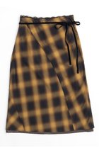 【メゾンスペシャル/MAISON SPECIAL】のCheckered Bias Seam Midi Skirt/チェックバイアスシームミモレスカート MTD(マスタード)|ID: prp329100004607529 ipo3291000000036030264