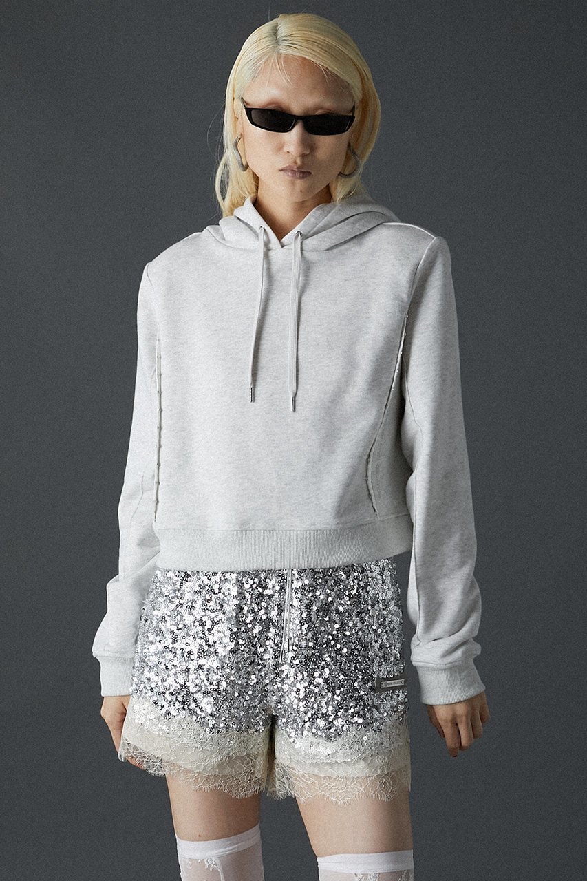 【プランク プロジェクト/PRANK PROJECT】の2WAYフーディー / 2WAY Hoodie 人気、トレンドファッション・服の通販 founy(ファニー) 　ファッション　Fashion　レディースファッション　Fashion for Women　トップス・カットソー　Cut & Sew Tops　シャツ・ブラウス・オフィスカジュアル　Elegant Blouses & Button-Ups　レディースパーカー・カジュアルフーディー　Casual Hoodies & Sweatshirts　ロングTシャツ・Tシャツ　Longline T-Shirts & Tees　スウェット・クルーネックトップス　Sweatshirts & Crewnecks / Relaxed Fit Sweat Tops　カットソー・ベーシックTシャツ　Cut-and-Sewn Tops / Stretch Tees & Basics　シェイプ　Shape, Slim Fit　セットアップ　Set-Up, Coordinated Outfit　other-8|ID: prp329100004607542 ipo3291000000032896234