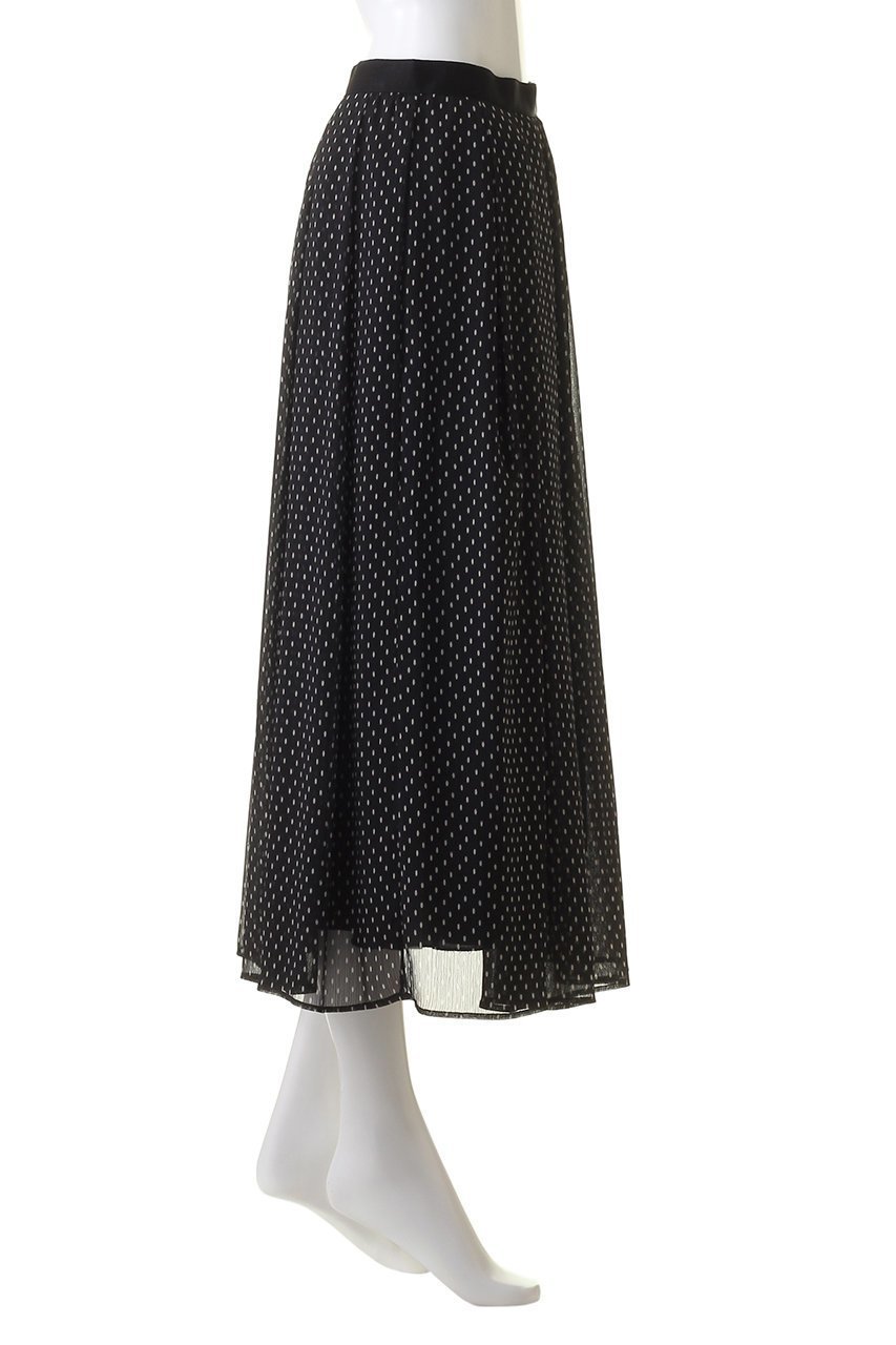 【デザイン ワークス/DESIGN WORKS】のシフォンドットスカート 人気、トレンドファッション・服の通販 founy(ファニー) 　ファッション　Fashion　レディースファッション　Fashion for Women　スカート　Skirts　ロングスカート　Long Skirts / Maxi & Midi Skirts　おすすめ　Recommended / Our Picks　オーバル　Oval Design　シフォン　Chiffon, Lightweight Fabric　シンプル　Simple, Minimal　セットアップ　Set-Up, Coordinated Outfit　ドット　Polka Dot, Dot Pattern　フランス　France, French　プリント　Print, Printed Pattern　ロング　Long, Long-Length　other-3|ID: prp329100004607544 ipo3291000000032896239