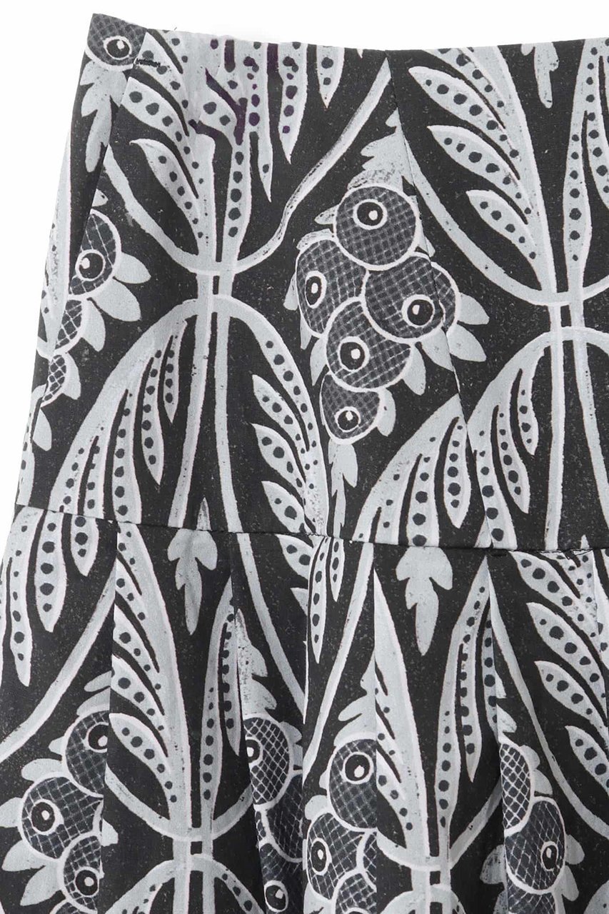 【マルティニーク/martinique】の【l heritage martinique】アールデコプリントティアードスカート 人気、トレンドファッション・服の通販 founy(ファニー) 　ファッション　Fashion　レディースファッション　Fashion for Women　スカート　Skirts　ティアードスカート　Tiered Skirts　ロングスカート　Long Skirts / Maxi & Midi Skirts　おすすめ　Recommended / Our Picks　ギャザー　Gathered, Ruffled　コンパクト　Compact, Small Size　シンプル　Simple, Minimal　スタンダード　Standard, Basic　タイプライター　Typewriter Fabric, Crisp Cotton　ティアード　Tiered, Tiered Style　ロング　Long, Long-Length　ヴィンテージ　Vintage Style　other-4|ID: prp329100004607546 ipo3291000000032896324