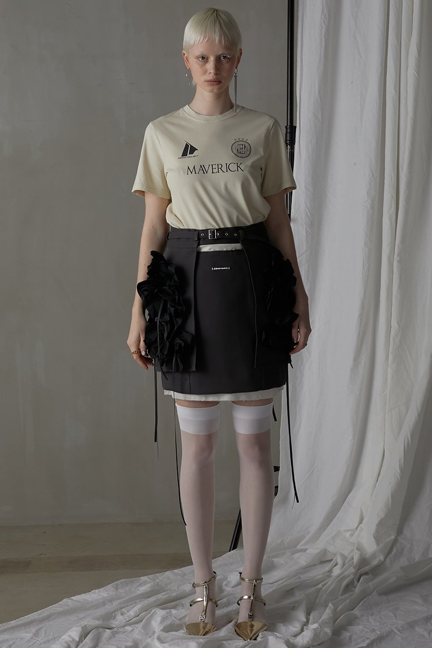 【プランク プロジェクト/PRANK PROJECT】のフリルラップミニスカート / Ruffle Wrap Mini Skirt 人気、トレンドファッション・服の通販 founy(ファニー) 　ファッション　Fashion　レディースファッション　Fashion for Women　スカート　Skirts　ミニスカート　Mini Skirts　グラフィック　Graphic, Graphic Design　シンプル　Simple, Minimal　タフタ　Taffeta, Structured Fabric　トレンド　Trend, Trending Now　フェミニン　Feminine, Girly　フリル　Frill, Ruffle　ミニスカート　Mini Skirt, Short Skirt　ラップ　Wrap, Wrap Design　other-8|ID: prp329100004607579 ipo3291000000035973422