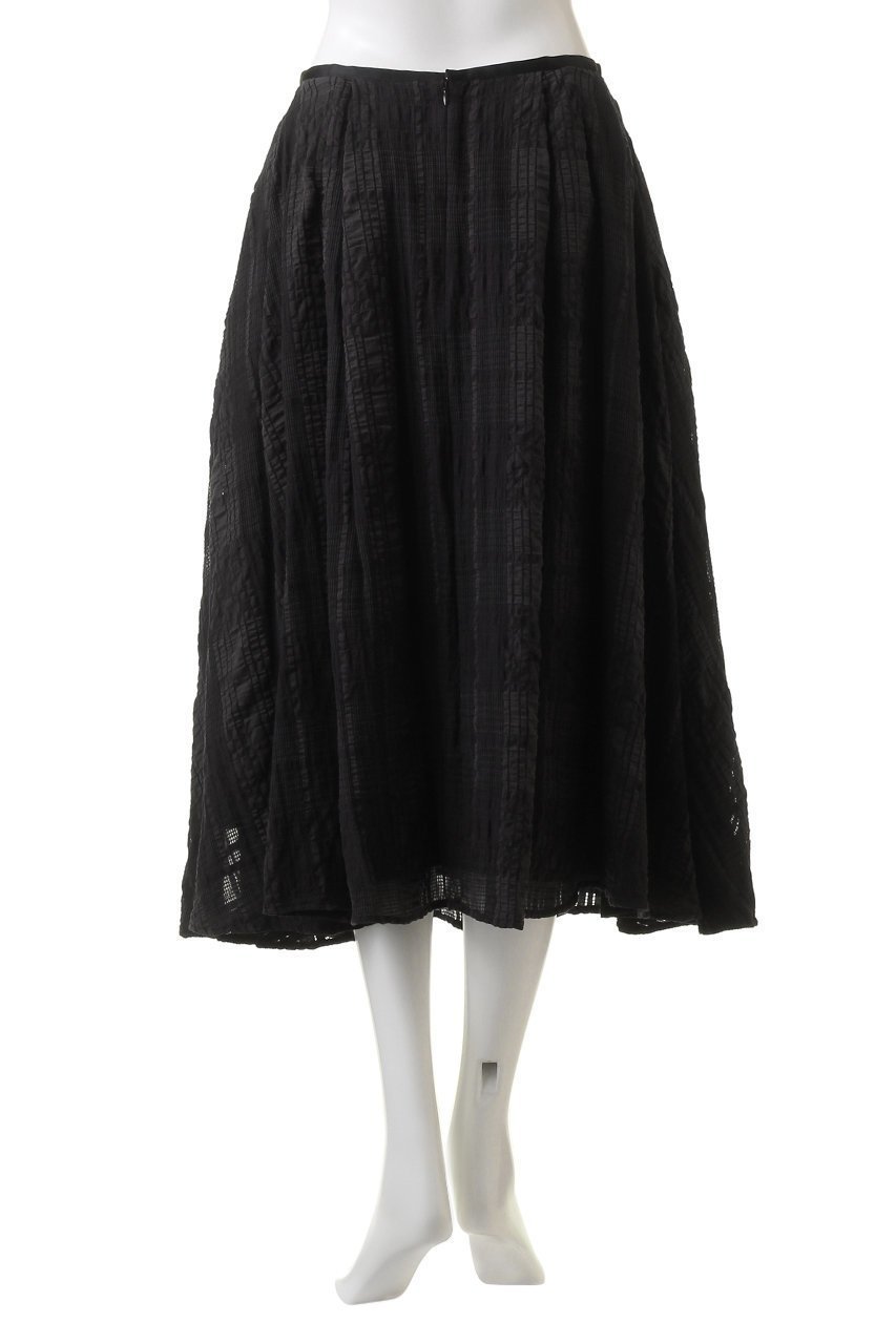 【エリオポール/heliopole】のレースギャザースカート 人気、トレンドファッション・服の通販 founy(ファニー) 　ファッション　Fashion　レディースファッション　Fashion for Women　スカート　Skirts　ロングスカート　Long Skirts / Maxi & Midi Skirts　ギャザー　Gathered, Ruffled　シアー　Sheer, See-Through　シンプル　Simple, Minimal　チェック　Check, Plaid, Tartan　フレア　Flare, Flared　レース　Lace, Lace Fabric　ロング　Long, Long-Length　夏　Summer　other-4|ID: prp329100004607588 ipo3291000000035057425