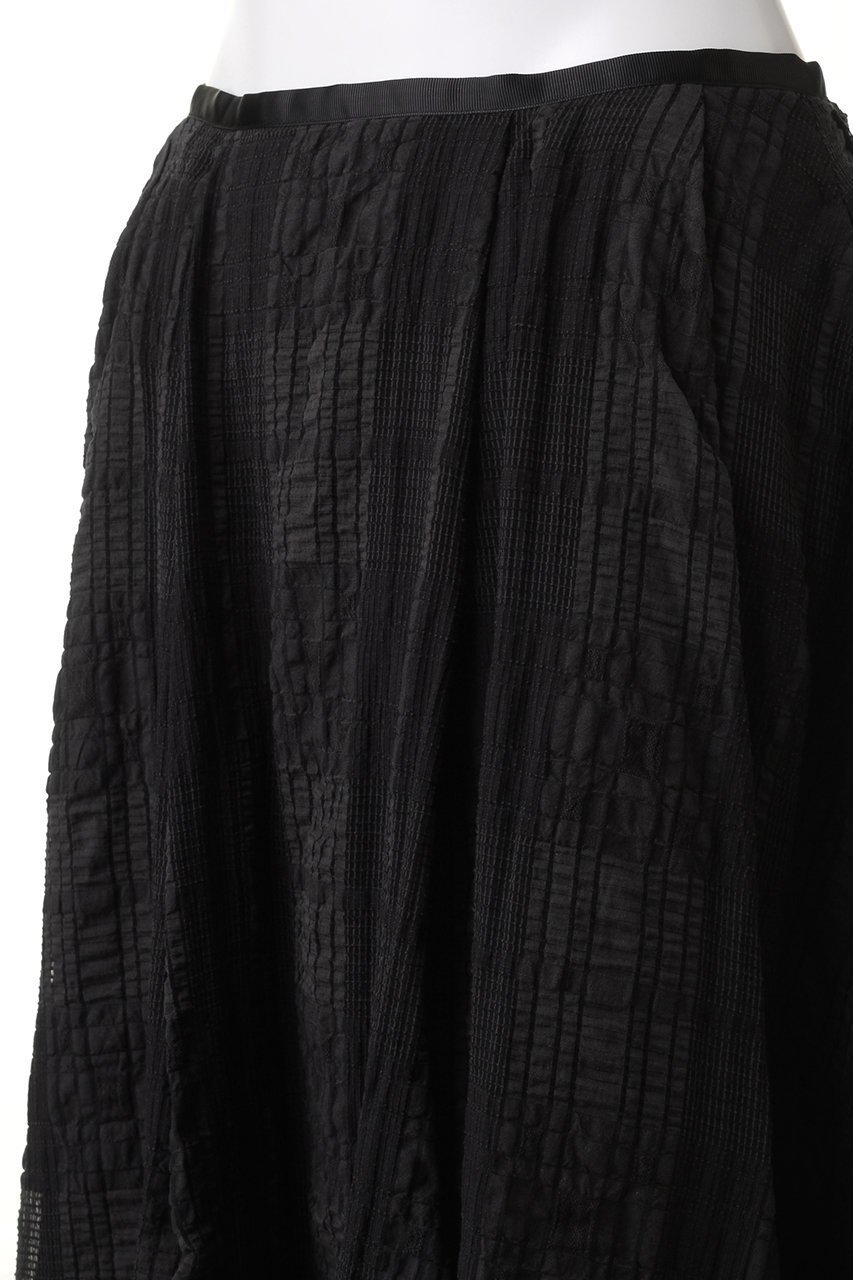 【エリオポール/heliopole】のレースギャザースカート 人気、トレンドファッション・服の通販 founy(ファニー) 　ファッション　Fashion　レディースファッション　Fashion for Women　スカート　Skirts　ロングスカート　Long Skirts / Maxi & Midi Skirts　ギャザー　Gathered, Ruffled　シアー　Sheer, See-Through　シンプル　Simple, Minimal　チェック　Check, Plaid, Tartan　フレア　Flare, Flared　レース　Lace, Lace Fabric　ロング　Long, Long-Length　夏　Summer　other-5|ID: prp329100004607588 ipo3291000000035057426