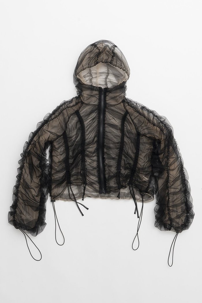 【プランク プロジェクト/PRANK PROJECT】のシャーリングギャザーフーディShirring Gather Hoodie インテリア・キッズ・メンズ・レディースファッション・服の通販 founy(ファニー) https://founy.com/ ファッション Fashion レディースファッション Fashion for Women トップス・カットソー Cut & Sew Tops シャツ・ブラウス・オフィスカジュアル Elegant Blouses & Button-Ups レディースパーカー・カジュアルフーディー Casual Hoodies & Sweatshirts ロングTシャツ・Tシャツ Longline T-Shirts & Tees スウェット・クルーネックトップス Sweatshirts & Crewnecks / Relaxed Fit Sweat Tops カットソー・ベーシックTシャツ Cut-and-Sewn Tops / Stretch Tees & Basics ギャザー Gathered, Ruffled チュール Tulip, Tulip Motif フロント Front, Front Design |ID: prp329100004607598 ipo3291000000032897444
