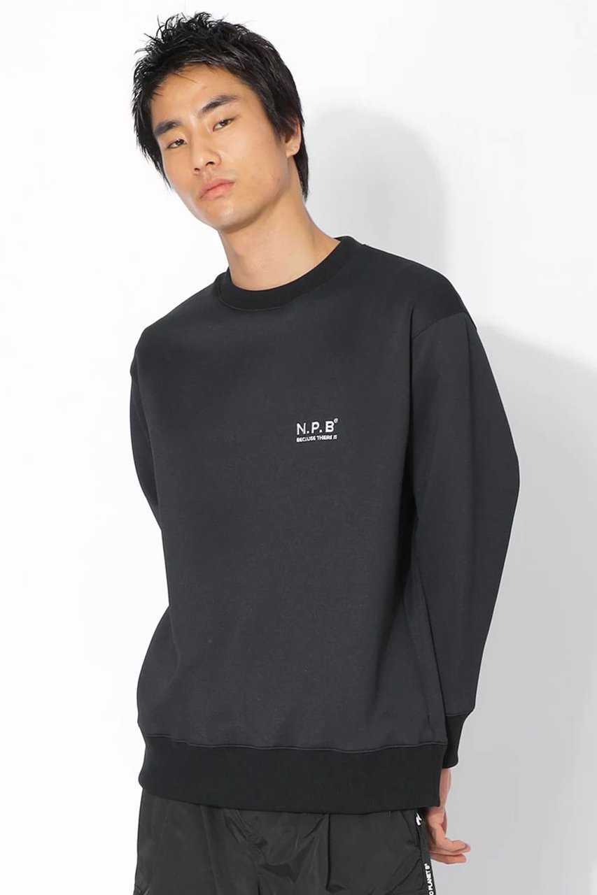 【エコアルフ/ECOALF / MEN】の【MEN】ACT ダブルニット プルオーバー 【日本限定】 インテリア・キッズ・メンズ・レディースファッション・服の通販 founy(ファニー) 　ファッション　Fashion　メンズファッション　Fashion for Men　トップス・カットソー　Cut & Sew Tops　ニット・セーター / 定番トップス　Knit Tops & Sweaters　メンズシャツ　Shirts　なめらか　Smooth, Silky Texture　コレクション　Collection, Seasonal Line　ショルダー　Shoulder, Shoulder Strap　スポーツ　Sports, Activewear　スリーブ　Sleeve, Long Sleeve / Short Sleeve　ダブル　Double, Double-Breasted　モダン　Modern, Contemporary　リラックス　Relax, Relaxed Fit　ロング　Long, Long-Length　軽量　Lightweight, Ultra Light　ブラック|ID: prp329100004607600 ipo3291000000032897535