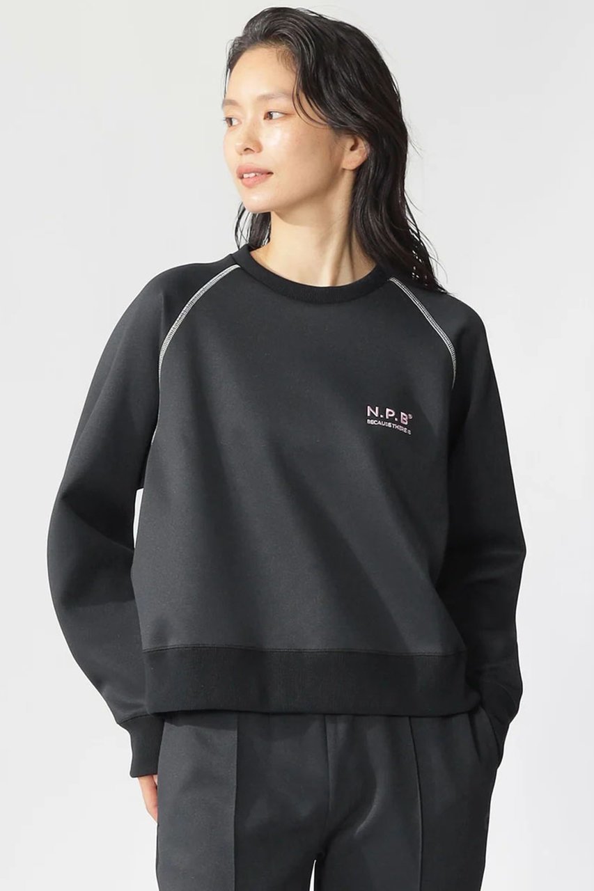 【エコアルフ/ECOALF】のACT ダブルニット レインボーラグラン 【日本限定】 インテリア・キッズ・メンズ・レディースファッション・服の通販 founy(ファニー) 　ファッション　Fashion　レディースファッション　Fashion for Women　トップス・カットソー　Cut & Sew Tops　ニット　Knit Tops & Sweaters　シャツ・ブラウス・オフィスカジュアル　Elegant Blouses & Button-Ups　ロングTシャツ・Tシャツ　Longline T-Shirts & Tees　カットソー・ベーシックTシャツ　Cut-and-Sewn Tops / Stretch Tees & Basics　なめらか　Smooth, Silky Texture　コレクション　Collection, Seasonal Line　スポーツ　Sports, Activewear　スリーブ　Sleeve, Long Sleeve / Short Sleeve　ダブル　Double, Double-Breasted　モダン　Modern, Contemporary　リラックス　Relax, Relaxed Fit　ロング　Long, Long-Length　ワーク　Workwear, Utility Style　軽量　Lightweight, Ultra Light　ブラック|ID: prp329100004607616 ipo3291000000032897922