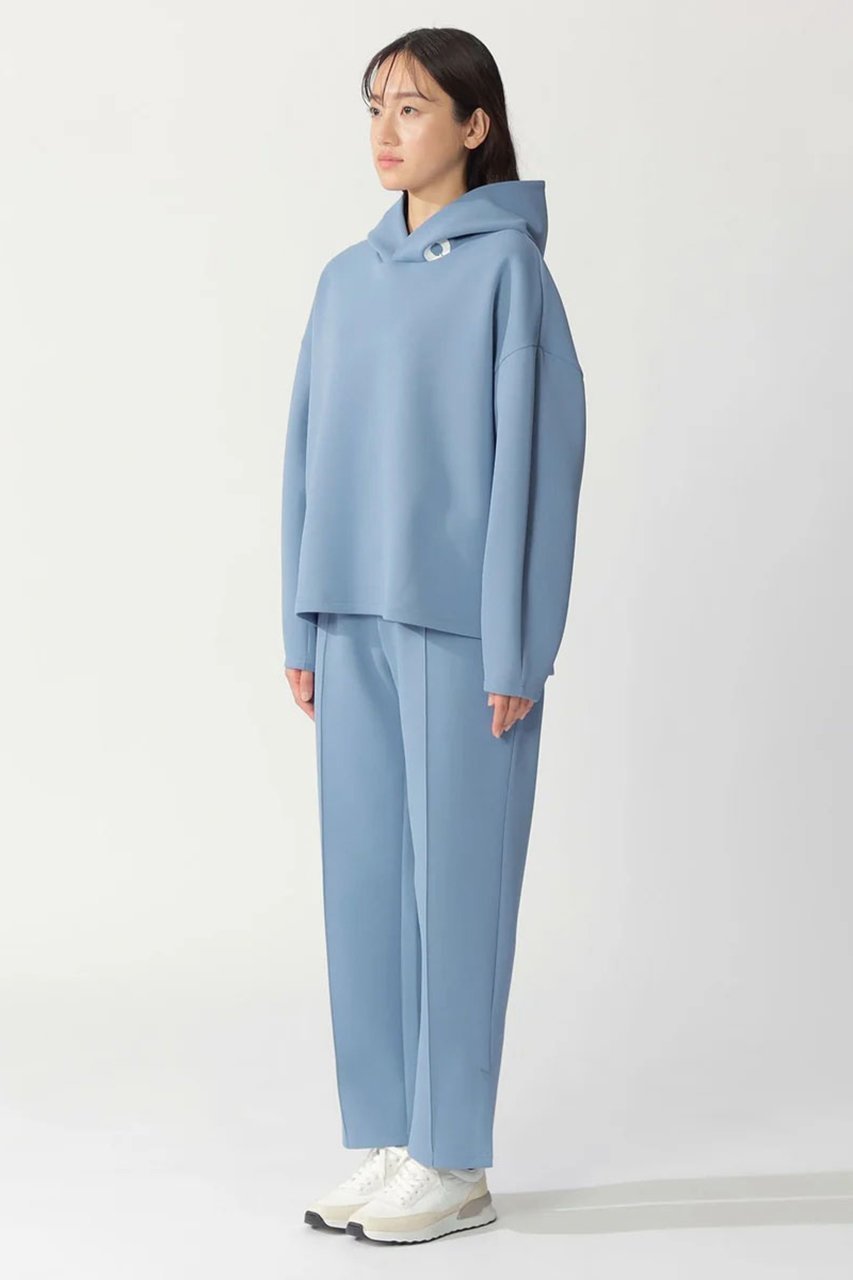【エコアルフ/ECOALF】のACT ダブルニット フーディー 【日本限定】 インテリア・キッズ・メンズ・レディースファッション・服の通販 founy(ファニー) 　ファッション　Fashion　レディースファッション　Fashion for Women　トップス・カットソー　Cut & Sew Tops　ニット　Knit Tops & Sweaters　シャツ・ブラウス・オフィスカジュアル　Elegant Blouses & Button-Ups　レディースパーカー・カジュアルフーディー　Casual Hoodies & Sweatshirts　ロングTシャツ・Tシャツ　Longline T-Shirts & Tees　スウェット・クルーネックトップス　Sweatshirts & Crewnecks / Relaxed Fit Sweat Tops　カットソー・ベーシックTシャツ　Cut-and-Sewn Tops / Stretch Tees & Basics　おすすめ　Recommended / Our Picks　なめらか　Smooth, Silky Texture　カッティング　Cutting Detail　コレクション　Collection, Seasonal Line　スポーツ　Sports, Activewear　スリット　Slit, Slit Detail　セットアップ　Set-Up, Coordinated Outfit　ダブル　Double, Double-Breasted　パターン　Pattern, Design Print　ボトム　Bottoms, Lower Wear　モダン　Modern, Contemporary　リラックス　Relax, Relaxed Fit　エレガント 上品　Elegant　軽量　Lightweight, Ultra Light　サックスブルー|ID: prp329100004607619 ipo3291000000032897952