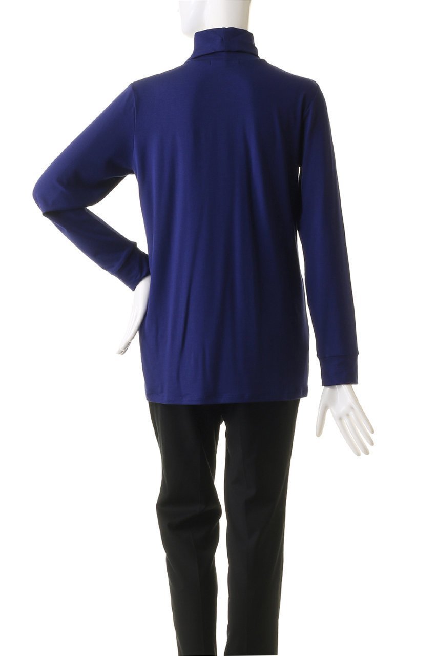 【ミズイロ インド/mizuiro ind】のshirt collar high neck P/O プルオーバー 人気、トレンドファッション・服の通販 founy(ファニー) 　ファッション　Fashion　レディースファッション　Fashion for Women　トップス・カットソー　Cut & Sew Tops　シャツ・ブラウス・オフィスカジュアル　Elegant Blouses & Button-Ups　ロングTシャツ・Tシャツ　Longline T-Shirts & Tees　カジュアルプルオーバー・ニットトップス　Pullovers & Knit Tops / Casual Pullovers　カットソー・ベーシックTシャツ　Cut-and-Sewn Tops / Stretch Tees & Basics　インナー　Innerwear　シンプル　Simple, Minimal　スリーブ　Sleeve, Long Sleeve / Short Sleeve　ハイネック　High Neck, Mock Neck　ベーシック　Basic, Essential　ロング　Long, Long-Length　エレガント 上品　Elegant　A/W・秋冬　Autumn/Winter　other-4|ID: prp329100004607633 ipo3291000000032898274