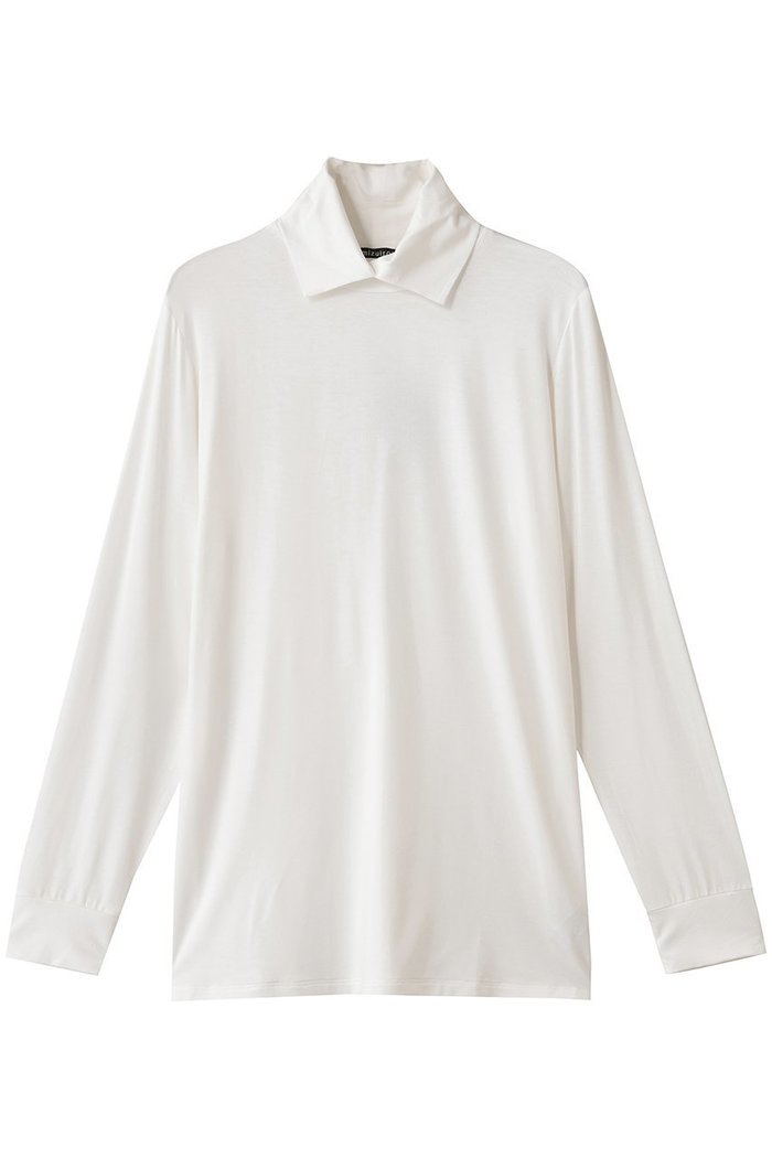 【ミズイロ インド/mizuiro ind】のシャツカラーハイネックプルオーバー インテリア・キッズ・メンズ・レディースファッション・服の通販 founy(ファニー) https://founy.com/ ファッション Fashion レディースファッション Fashion for Women トップス・カットソー Cut & Sew Tops シャツ・ブラウス・オフィスカジュアル Elegant Blouses & Button-Ups カジュアルプルオーバー・ニットトップス Pullovers & Knit Tops / Casual Pullovers インナー Innerwear ショート Short, Short Length シンプル Simple, Minimal スリット Slit, Slit Detail スリーブ Sleeve, Long Sleeve / Short Sleeve タートルネック Turtleneck, High Neck フロント Front, Front Design |ID: prp329100004607633 ipo3291000000033744409