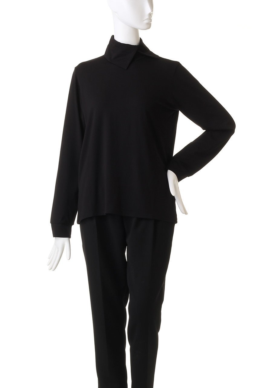 【ミズイロ インド/mizuiro ind】のside slit collar P/O プルオーバー 人気、トレンドファッション・服の通販 founy(ファニー) 　ファッション　Fashion　レディースファッション　Fashion for Women　トップス・カットソー　Cut & Sew Tops　シャツ・ブラウス・オフィスカジュアル　Elegant Blouses & Button-Ups　ロングTシャツ・Tシャツ　Longline T-Shirts & Tees　カジュアルプルオーバー・ニットトップス　Pullovers & Knit Tops / Casual Pullovers　カットソー・ベーシックTシャツ　Cut-and-Sewn Tops / Stretch Tees & Basics　インナー　Innerwear　シンプル　Simple, Minimal　スリット　Slit, Slit Detail　スリーブ　Sleeve, Long Sleeve / Short Sleeve　タートルネック　Turtleneck, High Neck　ロング　Long, Long-Length　定番　Standard, Basic Item　other-2|ID: prp329100004607635 ipo3291000000032898298