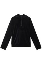 【ミズイロ インド/mizuiro ind】のvelour hooded P/O プルオーバー black|ID: prp329100004607643 ipo3291000000032898453