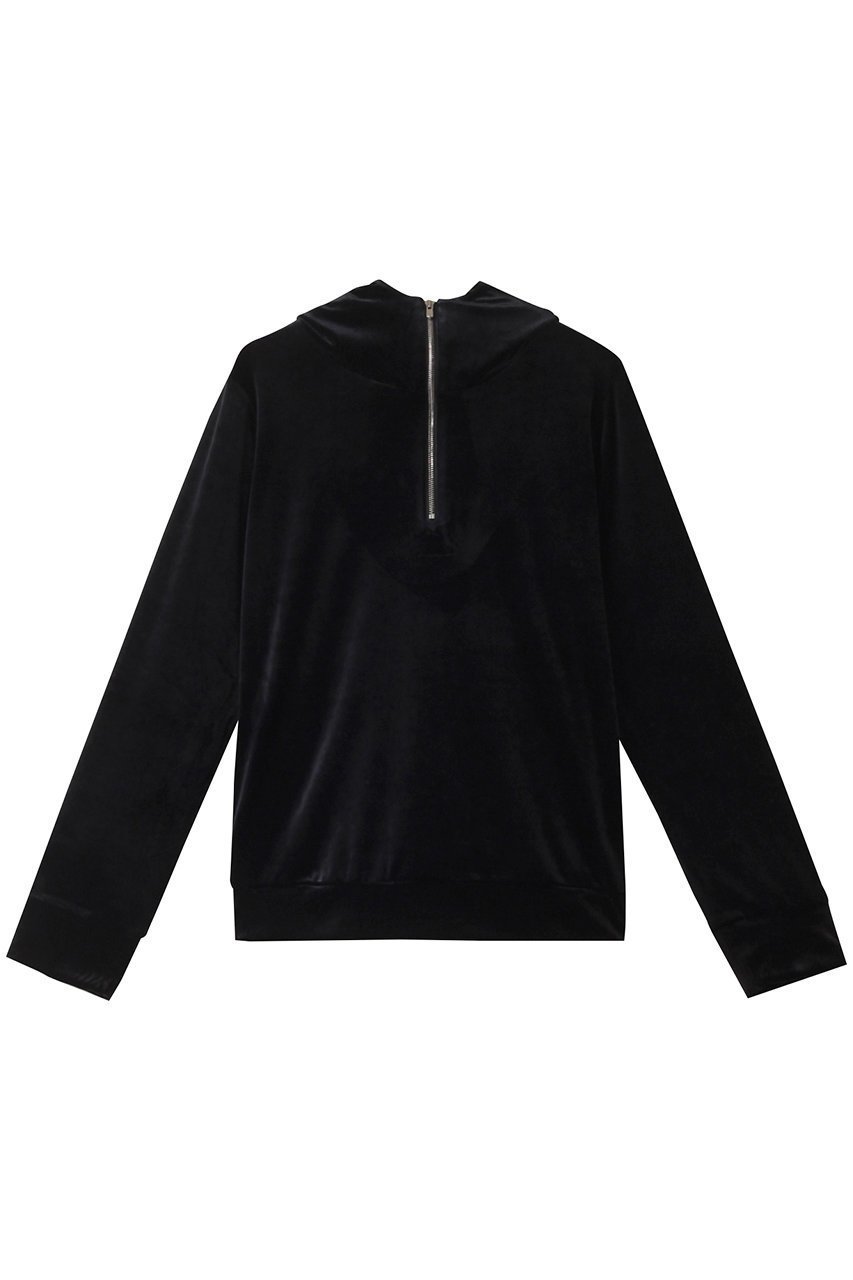 【ミズイロ インド/mizuiro ind】のvelour hooded P/O プルオーバー インテリア・キッズ・メンズ・レディースファッション・服の通販 founy(ファニー) 　ファッション　Fashion　レディースファッション　Fashion for Women　トップス・カットソー　Cut & Sew Tops　シャツ・ブラウス・オフィスカジュアル　Elegant Blouses & Button-Ups　ロングTシャツ・Tシャツ　Longline T-Shirts & Tees　カジュアルプルオーバー・ニットトップス　Pullovers & Knit Tops / Casual Pullovers　カットソー・ベーシックTシャツ　Cut-and-Sewn Tops / Stretch Tees & Basics　ベロアトップス　Velour Tops / Velvet-Look Items　おすすめ　Recommended / Our Picks　なめらか　Smooth, Silky Texture　コンパクト　Compact, Small Size　シンプル　Simple, Minimal　スリーブ　Sleeve, Long Sleeve / Short Sleeve　セットアップ　Set-Up, Coordinated Outfit　トレンド　Trend, Trending Now　ドレープ　Drape, Draping Fabric　ベロア　Velour, Soft Velvet　ロング　Long, Long-Length　black|ID: prp329100004607643 ipo3291000000032898453