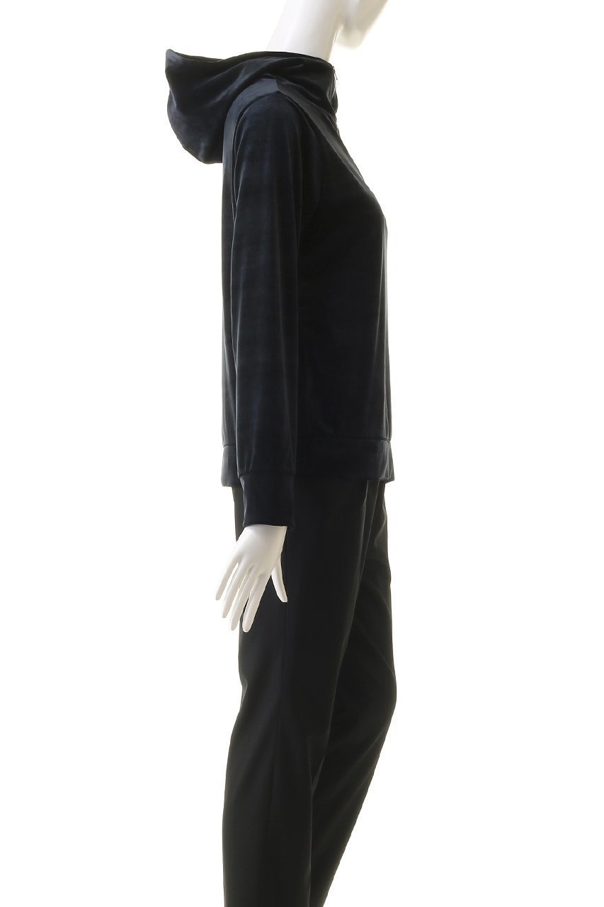 【ミズイロ インド/mizuiro ind】のvelour hooded P/O プルオーバー 人気、トレンドファッション・服の通販 founy(ファニー) 　ファッション　Fashion　レディースファッション　Fashion for Women　トップス・カットソー　Cut & Sew Tops　シャツ・ブラウス・オフィスカジュアル　Elegant Blouses & Button-Ups　ロングTシャツ・Tシャツ　Longline T-Shirts & Tees　カジュアルプルオーバー・ニットトップス　Pullovers & Knit Tops / Casual Pullovers　カットソー・ベーシックTシャツ　Cut-and-Sewn Tops / Stretch Tees & Basics　ベロアトップス　Velour Tops / Velvet-Look Items　おすすめ　Recommended / Our Picks　なめらか　Smooth, Silky Texture　コンパクト　Compact, Small Size　シンプル　Simple, Minimal　スリーブ　Sleeve, Long Sleeve / Short Sleeve　セットアップ　Set-Up, Coordinated Outfit　トレンド　Trend, Trending Now　ドレープ　Drape, Draping Fabric　ベロア　Velour, Soft Velvet　ロング　Long, Long-Length　other-3|ID: prp329100004607643 ipo3291000000032898459