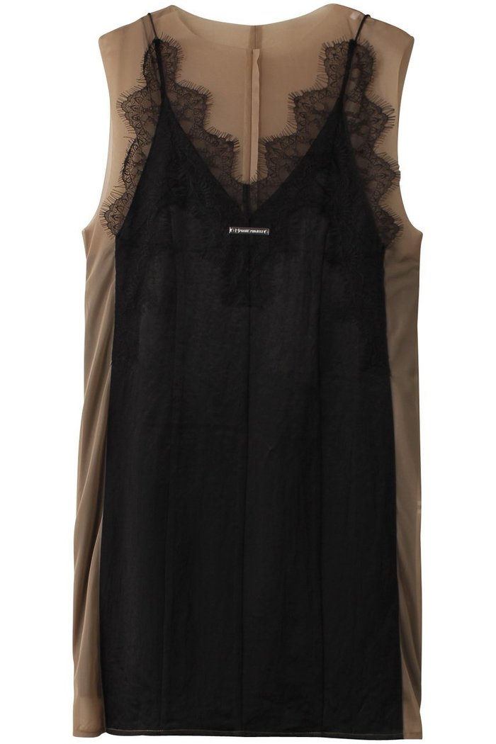 【プランク プロジェクト/PRANK PROJECT】のトロンプルイユサテンミニドレス / Trompe l oeil Satin Mini Dress インテリア・キッズ・メンズ・レディースファッション・服の通販 founy(ファニー) https://founy.com/ ファッション Fashion レディースファッション Fashion for Women ワンピース Dresses フォーマル・パーティードレス・結婚式用ドレス Elegant & Casual Dresses チュニック Tunic Tops & Dresses おすすめ Recommended / Our Picks キャミソール Camisole, Spaghetti Strap Top サテン Satin, Glossy Fabric シアー Sheer, See-Through チュニック Tunic, Long Top ドレス Dress, One-Piece マニッシュ Mannish, Boyish エレガント 上品 Elegant 夏 Summer 春 Spring S/S・春夏 SS, Spring/Summer, Warm Season |ID: prp329100004607647 ipo3291000000032898594