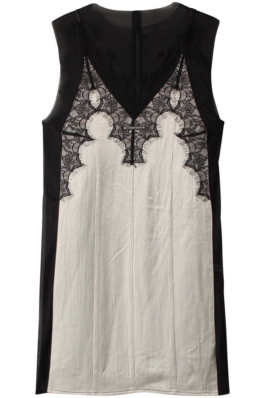 【プランク プロジェクト/PRANK PROJECT】のトロンプルイユサテンミニドレス / Trompe l oeil Satin Mini Dress インテリア・キッズ・メンズ・レディースファッション・服の通販 founy(ファニー)  ファッション Fashion レディースファッション Fashion for Women ワンピース Dresses フォーマル・パーティードレス・結婚式用ドレス Elegant & Casual Dresses チュニック Tunic Tops & Dresses おすすめ Recommended / Our Picks キャミソール Camisole, Spaghetti Strap Top サテン Satin, Glossy Fabric シアー Sheer, See-Through チュニック Tunic, Long Top ドレス Dress, One-Piece マニッシュ Mannish, Boyish エレガント 上品 Elegant 夏 Summer 春 Spring S/S・春夏 SS, Spring/Summer, Warm Season IVR(アイボリー)|ID: prp329100004607647 ipo3291000000034422014