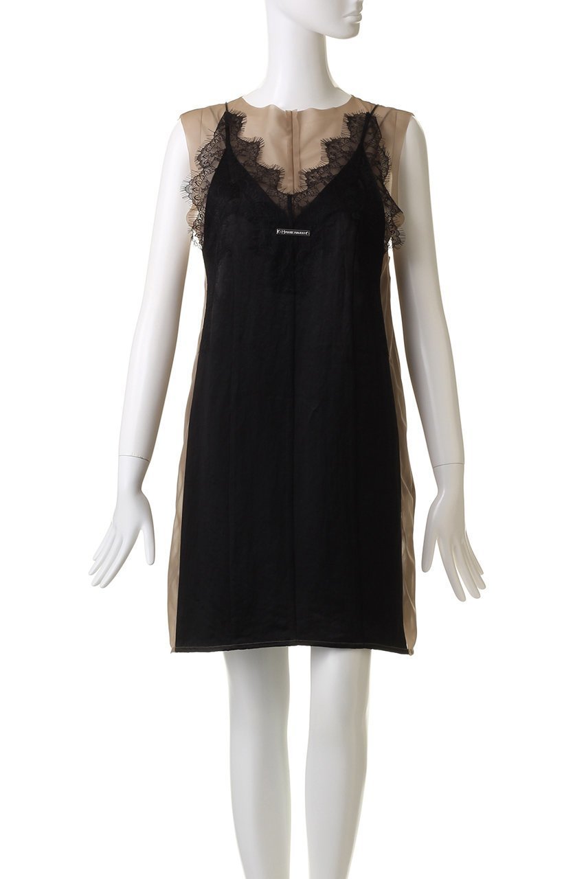 【プランク プロジェクト/PRANK PROJECT】のトロンプルイユサテンミニドレス / Trompe l oeil Satin Mini Dress 人気、トレンドファッション・服の通販 founy(ファニー)  ファッション Fashion レディースファッション Fashion for Women ワンピース Dresses フォーマル・パーティードレス・結婚式用ドレス Elegant & Casual Dresses チュニック Tunic Tops & Dresses おすすめ Recommended / Our Picks キャミソール Camisole, Spaghetti Strap Top サテン Satin, Glossy Fabric シアー Sheer, See-Through チュニック Tunic, Long Top ドレス Dress, One-Piece マニッシュ Mannish, Boyish エレガント 上品 Elegant 夏 Summer 春 Spring S/S・春夏 SS, Spring/Summer, Warm Season other-2|ID: prp329100004607647 ipo3291000000034422015