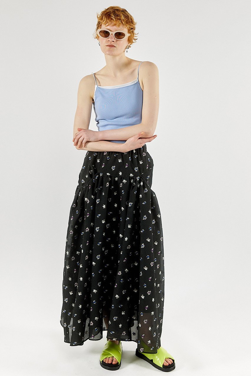 【メゾンスペシャル/MAISON SPECIAL】のFloral Pattern Jacquard Voluminous Skirt/フラワージャガードボリュームスカート 人気、トレンドファッション・服の通販 founy(ファニー) ファッション Fashion レディースファッション Fashion for Women スカート Skirts ロングスカート Long Skirts / Maxi & Midi Skirts おすすめ Recommended / Our Picks ガーリー Girly, Feminine Style シアー Sheer, See-Through スニーカー Sneakers, Trainers セットアップ Set-Up, Coordinated Outfit マキシ Maxi, Full Length リボン Ribbon, Bow ロング Long, Long-Length other-2|ID: prp329100004607648 ipo3291000000035279019