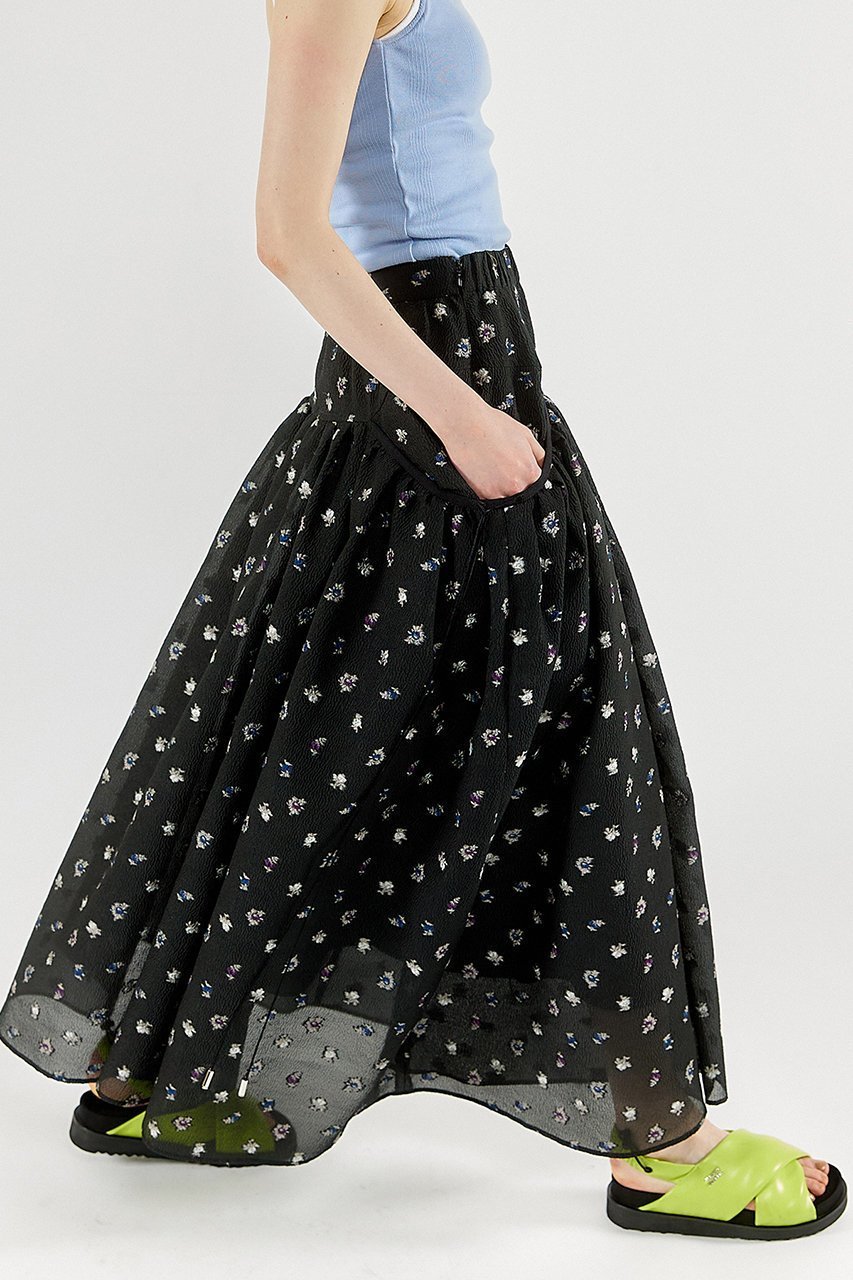 【メゾンスペシャル/MAISON SPECIAL】のFloral Pattern Jacquard Voluminous Skirt/フラワージャガードボリュームスカート 人気、トレンドファッション・服の通販 founy(ファニー) ファッション Fashion レディースファッション Fashion for Women スカート Skirts ロングスカート Long Skirts / Maxi & Midi Skirts おすすめ Recommended / Our Picks ガーリー Girly, Feminine Style シアー Sheer, See-Through スニーカー Sneakers, Trainers セットアップ Set-Up, Coordinated Outfit マキシ Maxi, Full Length リボン Ribbon, Bow ロング Long, Long-Length other-4|ID: prp329100004607648 ipo3291000000035279021