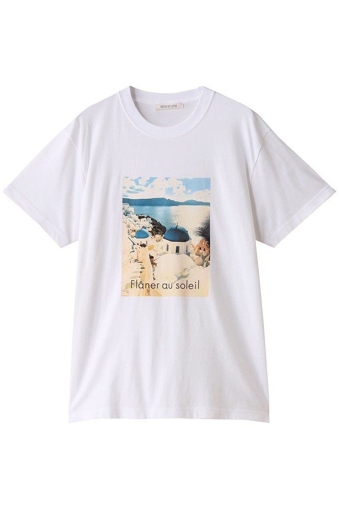 【ハウス オブ ロータス/HOUSE OF LOTUS】のFLANER AU SOLEIL Tシャツ インテリア・キッズ・メンズ・レディースファッション・服の通販 founy(ファニー) https://founy.com/ ファッション Fashion レディースファッション Fashion for Women トップス・カットソー Cut & Sew Tops シャツ・ブラウス・オフィスカジュアル Elegant Blouses & Button-Ups ロングTシャツ・Tシャツ Longline T-Shirts & Tees カットソー・ベーシックTシャツ Cut-and-Sewn Tops / Stretch Tees & Basics ショート Short, Short Length スリーブ Sleeve, Long Sleeve / Short Sleeve プリント Print, Printed Pattern |ID: prp329100004607655 ipo3291000000032898725