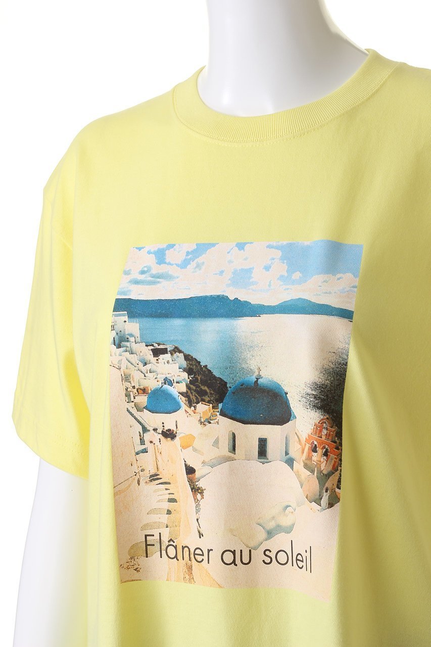 【ハウス オブ ロータス/HOUSE OF LOTUS】のFLANER AU SOLEIL Tシャツ 人気、トレンドファッション・服の通販 founy(ファニー) 　ファッション　Fashion　レディースファッション　Fashion for Women　トップス・カットソー　Cut & Sew Tops　シャツ・ブラウス・オフィスカジュアル　Elegant Blouses & Button-Ups　ロングTシャツ・Tシャツ　Longline T-Shirts & Tees　カットソー・ベーシックTシャツ　Cut-and-Sewn Tops / Stretch Tees & Basics　ショート　Short, Short Length　スリーブ　Sleeve, Long Sleeve / Short Sleeve　プリント　Print, Printed Pattern　other-5|ID: prp329100004607655 ipo3291000000032898747