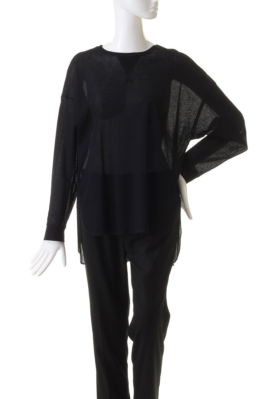 【ハウス オブ ロータス/HOUSE OF LOTUS】のシアーフライスプルオーバー 人気、トレンドファッション・服の通販 founy(ファニー) 　ファッション　Fashion　レディースファッション　Fashion for Women　トップス・カットソー　Cut & Sew Tops　シャツ・ブラウス・オフィスカジュアル　Elegant Blouses & Button-Ups　ロングTシャツ・Tシャツ　Longline T-Shirts & Tees　カジュアルプルオーバー・ニットトップス　Pullovers & Knit Tops / Casual Pullovers　カットソー・ベーシックTシャツ　Cut-and-Sewn Tops / Stretch Tees & Basics　シアー　Sheer, See-Through　スリーブ　Sleeve, Long Sleeve / Short Sleeve　トレンド　Trend, Trending Now　ベーシック　Basic, Essential　ロング　Long, Long-Length　今季　This Season, Current Season　other-2|ID: prp329100004607657 ipo3291000000032898819