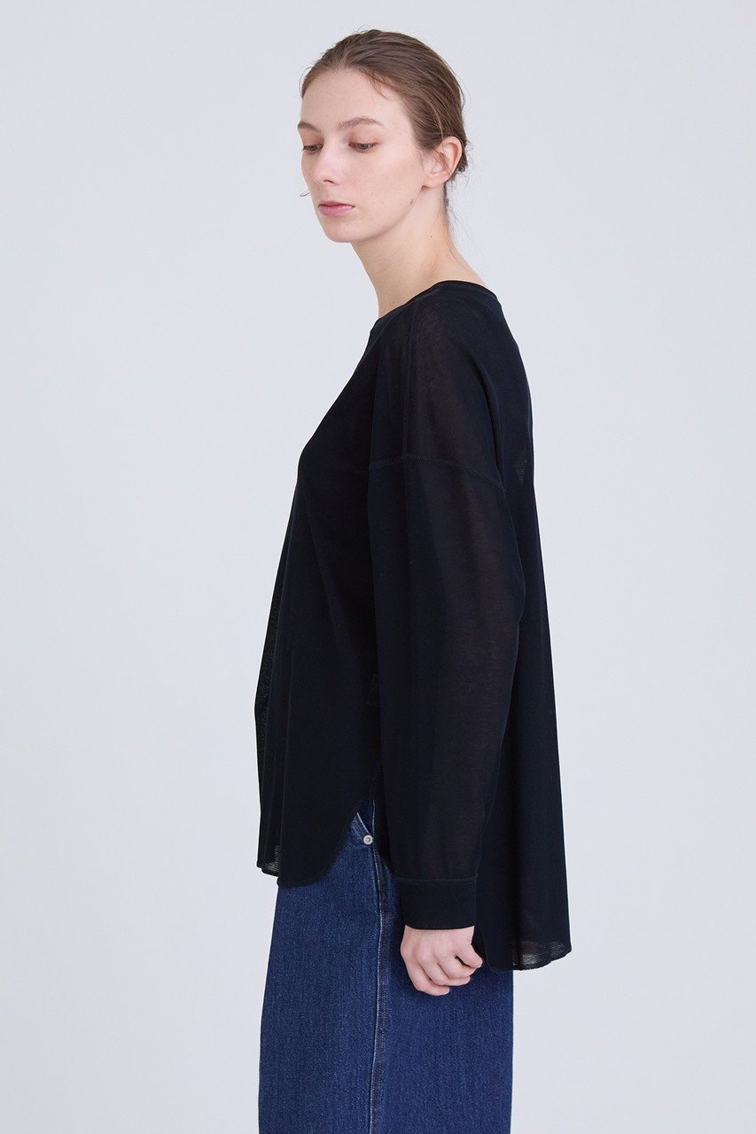 【ハウス オブ ロータス/HOUSE OF LOTUS】のシアーフライスプルオーバー 人気、トレンドファッション・服の通販 founy(ファニー) 　ファッション　Fashion　レディースファッション　Fashion for Women　トップス・カットソー　Cut & Sew Tops　シャツ・ブラウス・オフィスカジュアル　Elegant Blouses & Button-Ups　ロングTシャツ・Tシャツ　Longline T-Shirts & Tees　カジュアルプルオーバー・ニットトップス　Pullovers & Knit Tops / Casual Pullovers　カットソー・ベーシックTシャツ　Cut-and-Sewn Tops / Stretch Tees & Basics　シアー　Sheer, See-Through　スリーブ　Sleeve, Long Sleeve / Short Sleeve　トレンド　Trend, Trending Now　ベーシック　Basic, Essential　ロング　Long, Long-Length　今季　This Season, Current Season　other-6|ID: prp329100004607657 ipo3291000000032898836